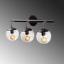 Opviq Gondol - 3032 Aplique Industrial Negro